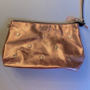Victoria’s Secret Metallic Star Studded Make-Up Bag pink / rose gold